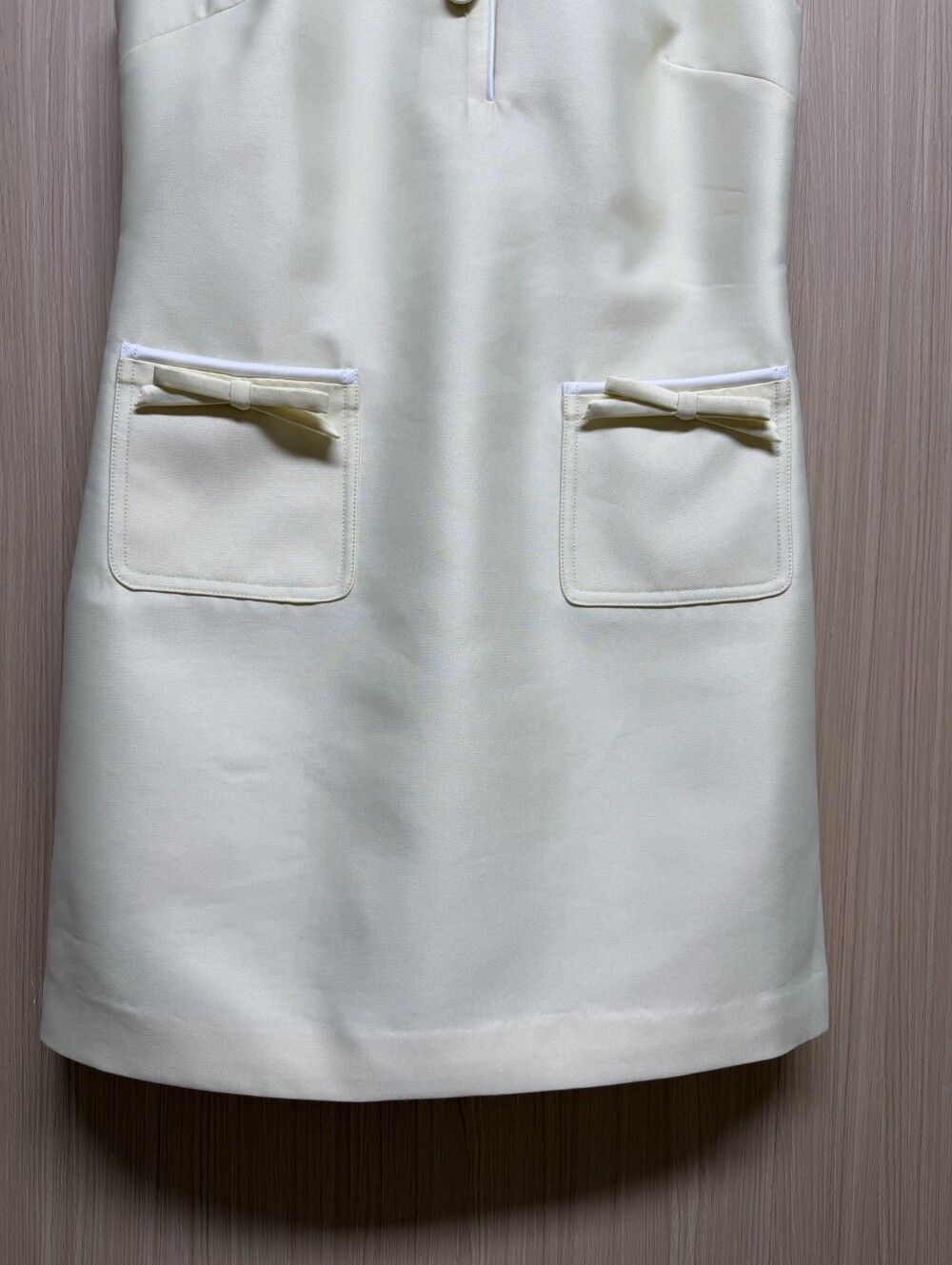 Self PortraitYellow Taffeta Bow Mini Dress - Picture 10 of 16